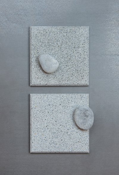 Gepolijst grijs / ruw grijs