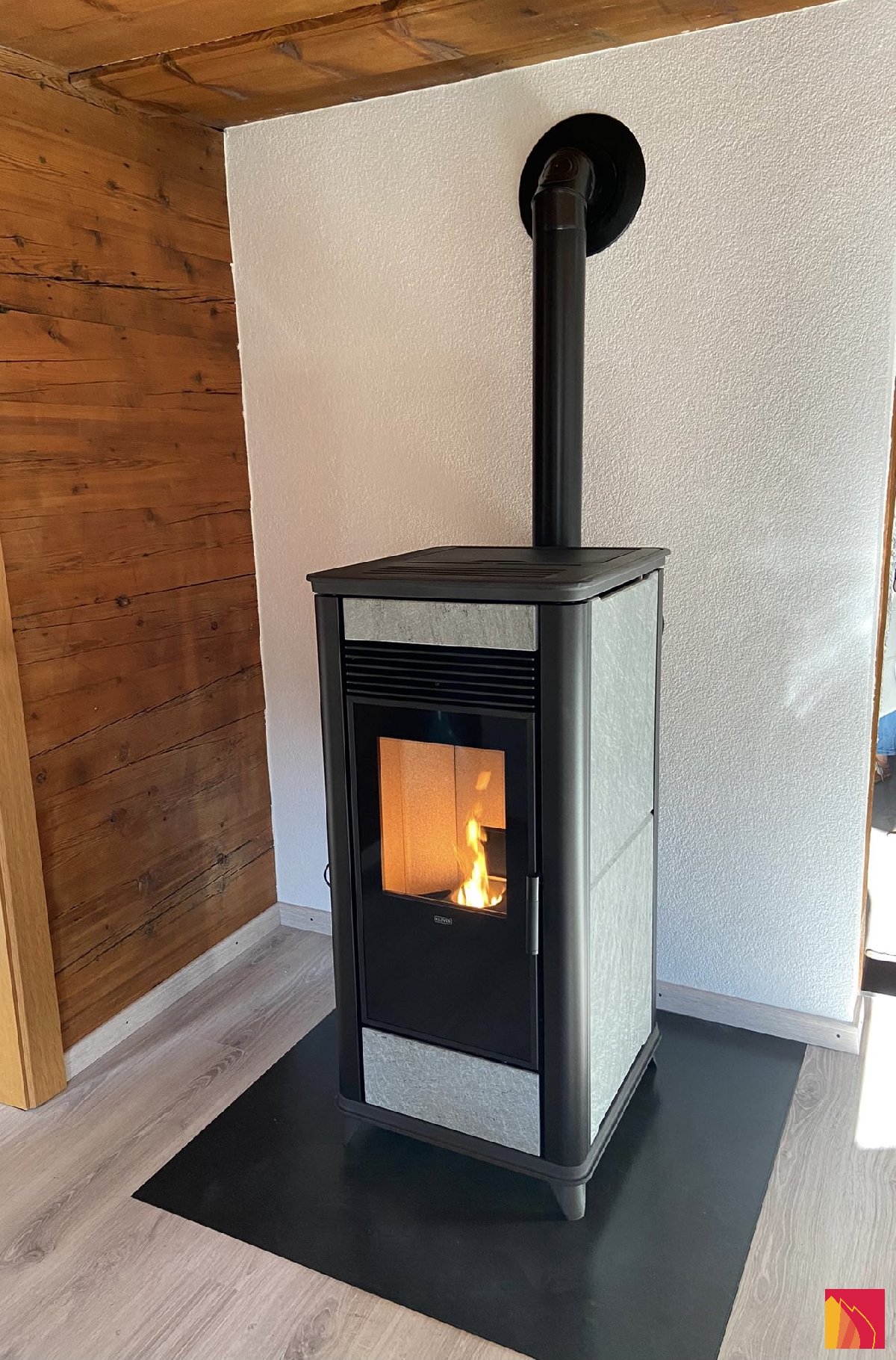 Pellet stove Klover Class 90 Pierre Ollaire - Carron-Lugon