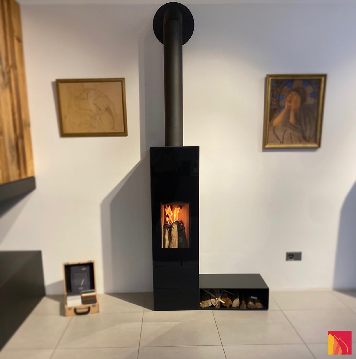 Tonwerk T-Two Steel Wood Stove - Carron-Lugon