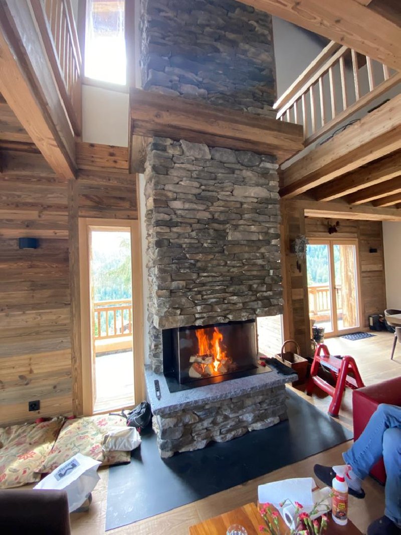 3-sided fireplace Luna Diamond 800DC - Carron-Lugon