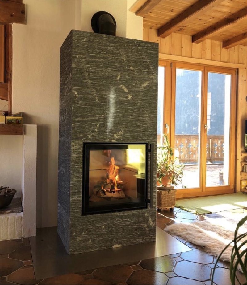 Masonry heater Tulikivi Raita S - Carron-Lugon