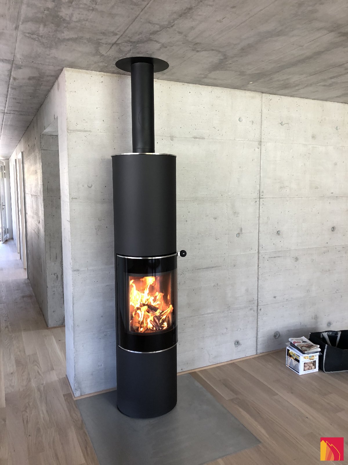 Attika New Pilar Wood Stove - Carron-Lugon