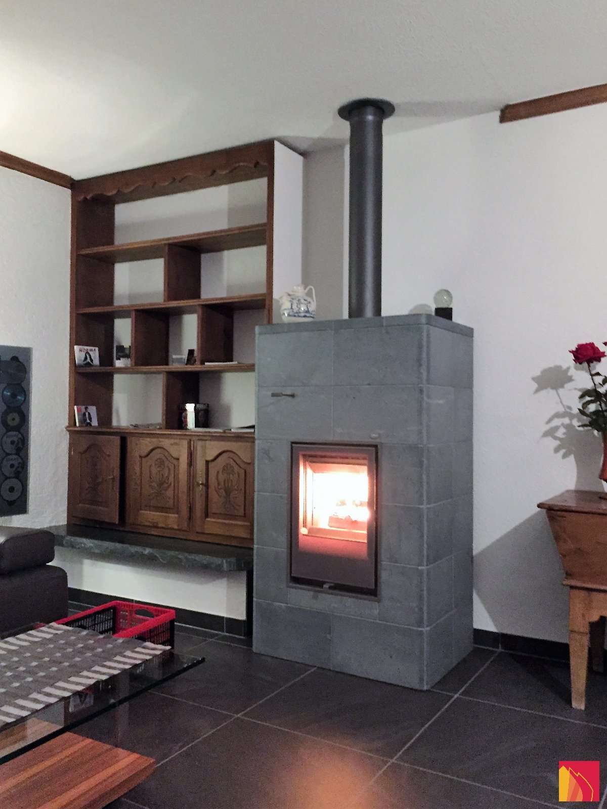 Masonry heater Tulikivi Hiisi 4 - Carron-Lugon