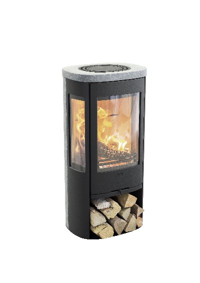 Contura 856 negro - Puerta de hierro fundido