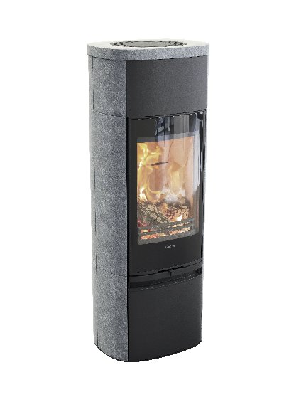 Contura 890T schwarz mit Glastür