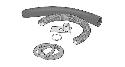 Kit arrivée air extérieur pour plateau pivotant