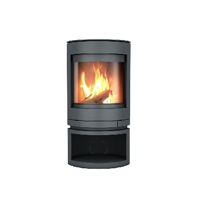 Skantherm Emotion S con compartimento para leña