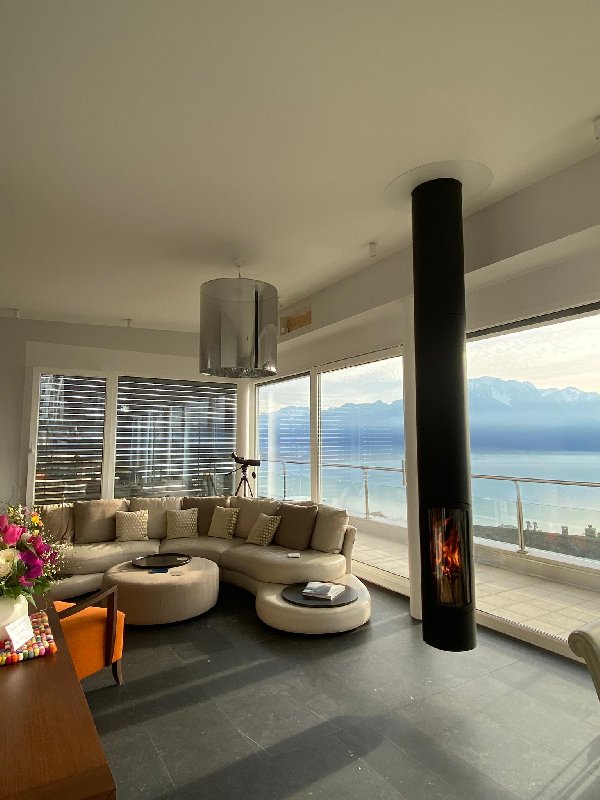 Focus Slimfocus suspended fireplace - Carron-Lugon