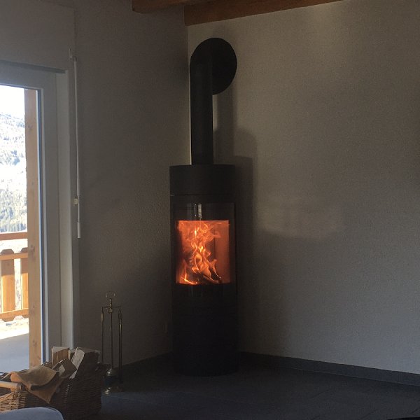 Skantherm Elements round wood stove - Carron-Lugon