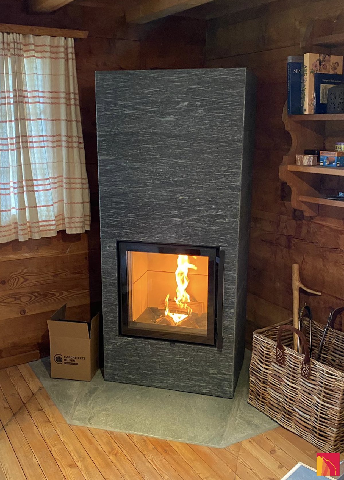 Masonry heater Tulikivi Raita S - Carron-Lugon