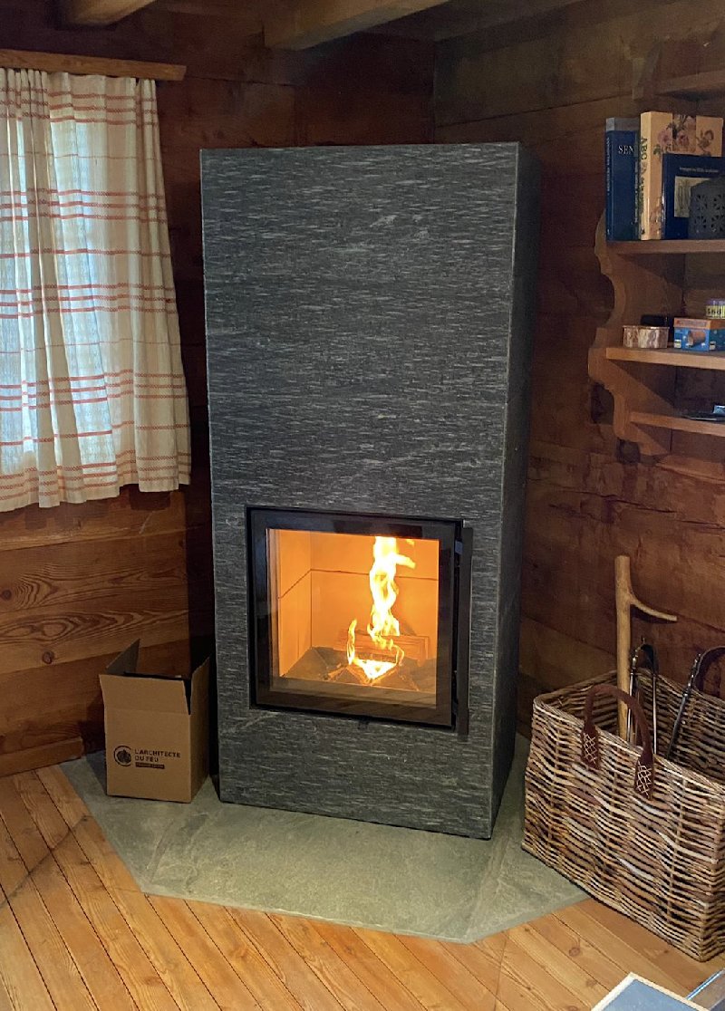 Masonry heater Tulikivi Raita S - Carron-Lugon