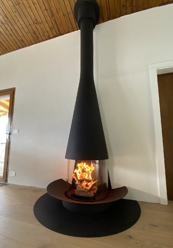 Focus Filiofocus wall-mounted fireplace 1600 - Carron-Lugon