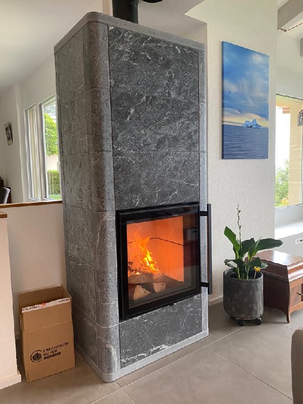 Tulikivi Salvo S masonry heater  - Carron-Lugon