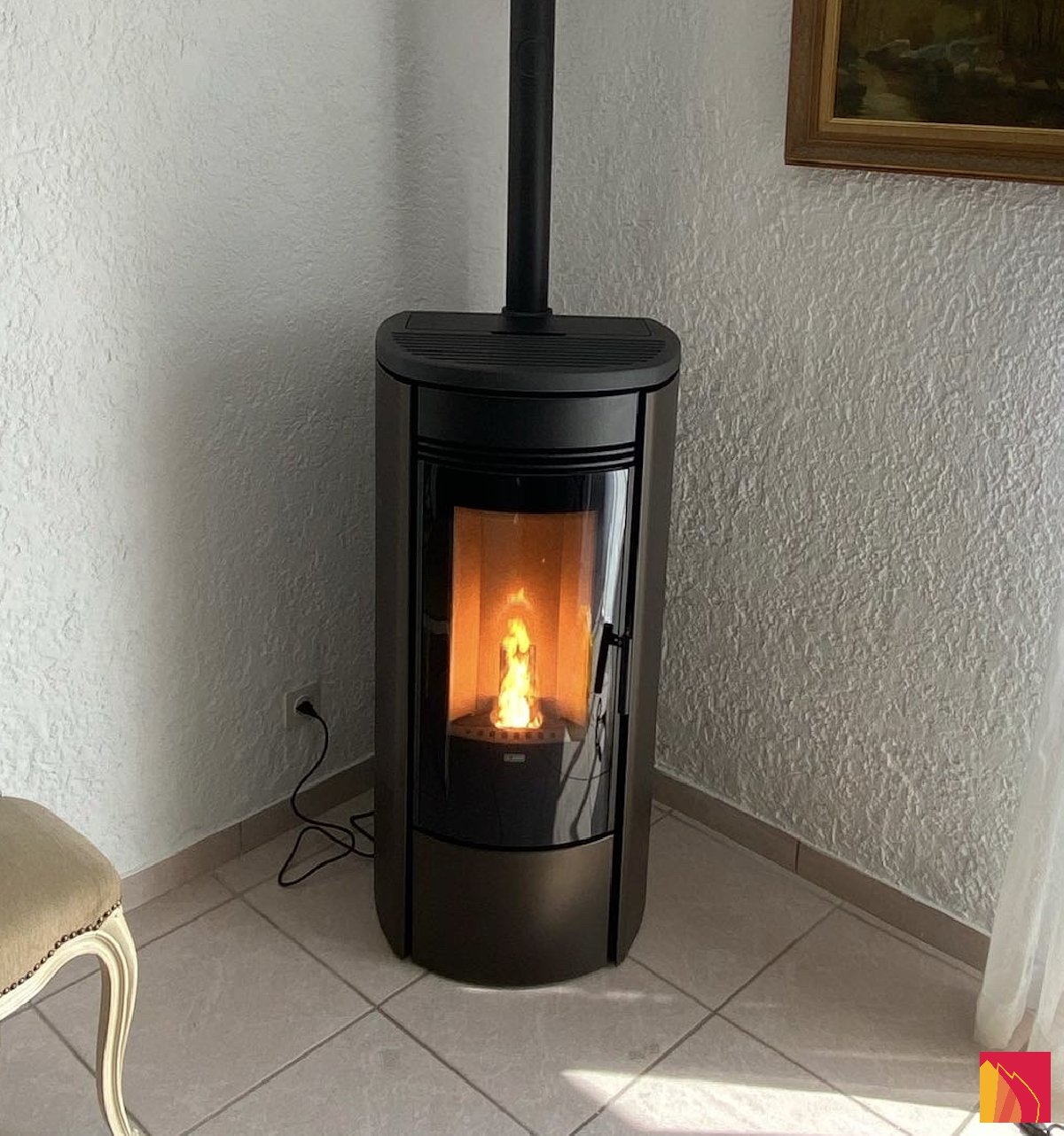Klover Oblo pellet stove - Carron-Lugon
