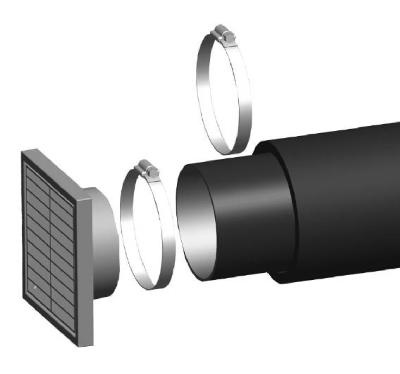 Kit de raccordement pour prise d’air direct