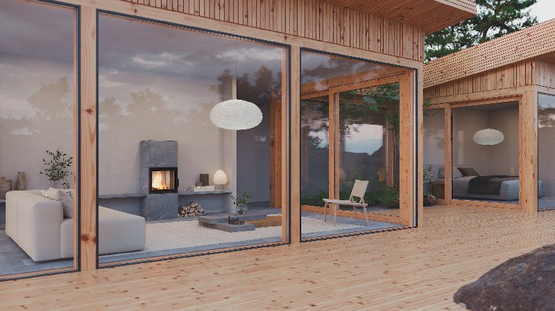 Tulikivi Jero KORPI 14 Classic Fireplace