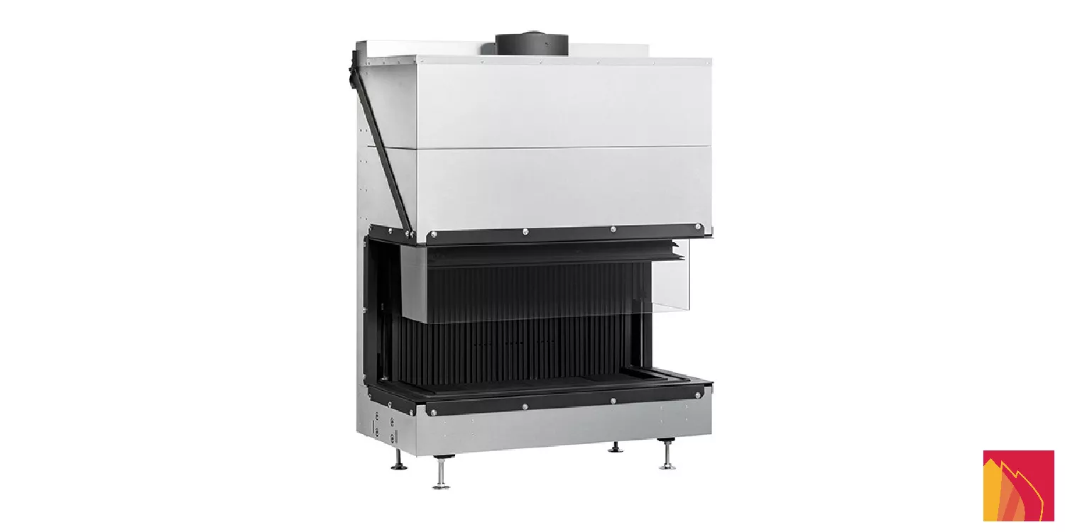 Metalfire Metalfire ULTIME D 1050-50 3S - Wood burning fireplace - 3 panes