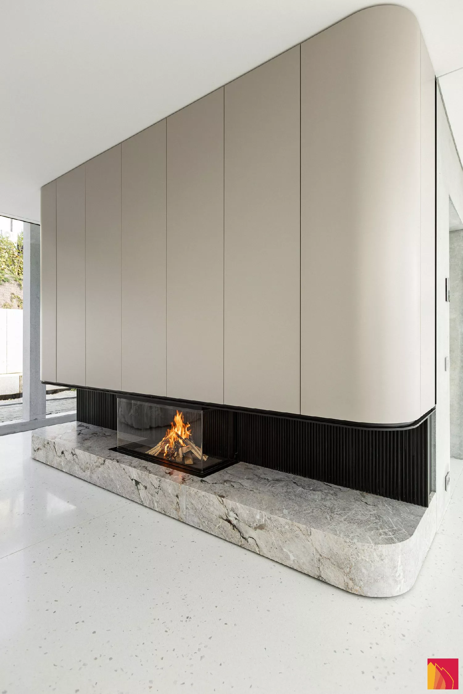 Metalfire Metalfire ULTIME D 1050-50 3S - Wood burning fireplace - 3 panes