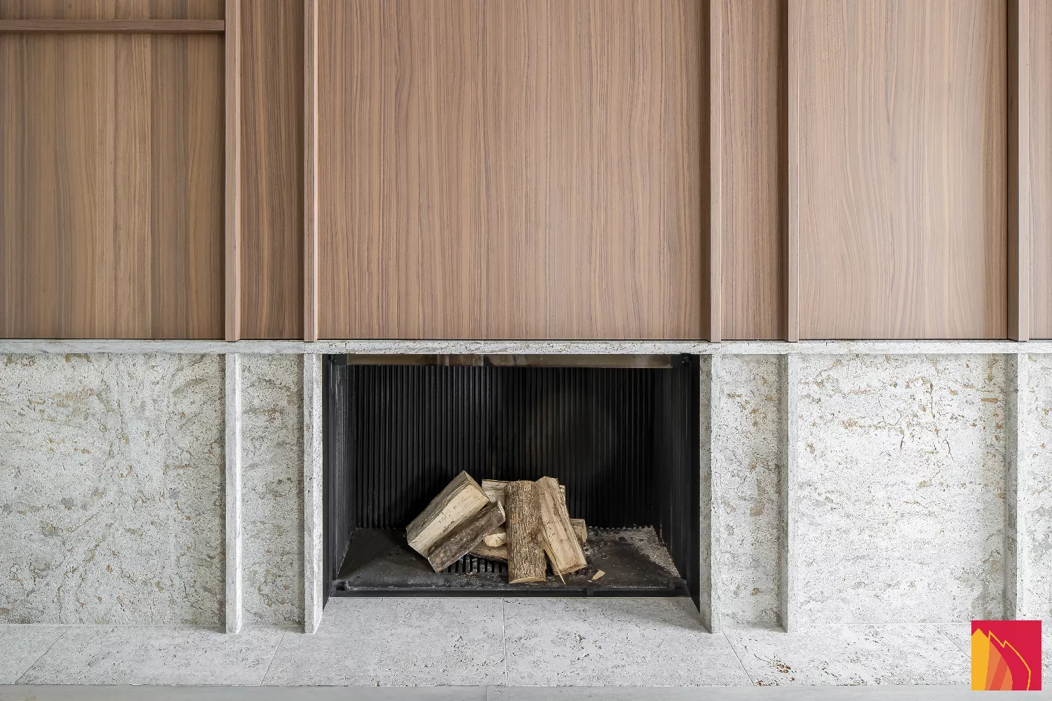 Metalfire Metalfire ULTIME D 1050-75 1S - Wood burning fireplace - Frontale