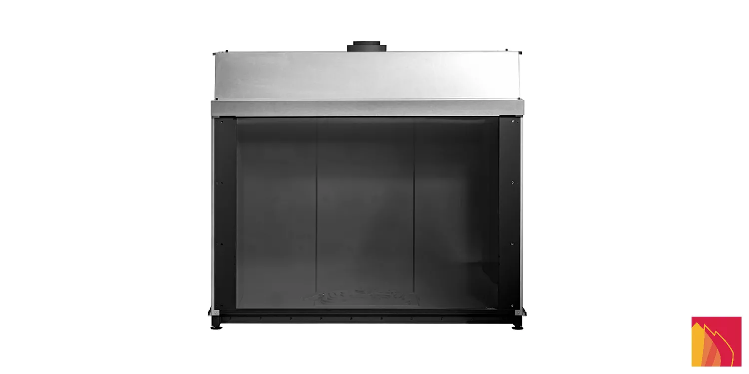 Metalfire Metalfire AVENUE L 1300-75 GHE 1S - Gas fireplace - Frontale