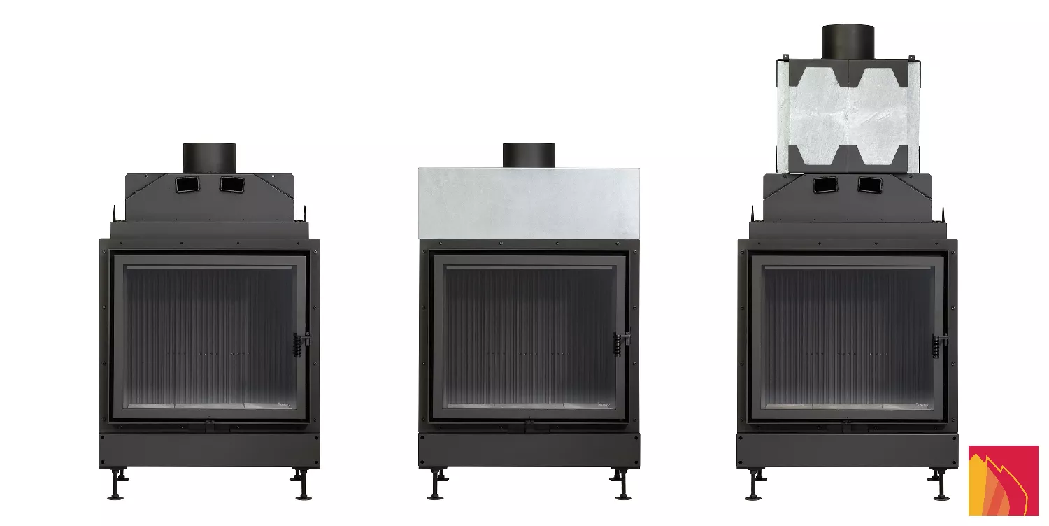 Metalfire Metalfire OPTIMUM 700-60 1S - Wood burning fireplace - Frontale