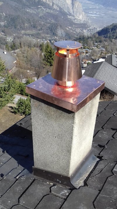 Replacing a chimney with a wood-burning stove - Carron-Lugon
