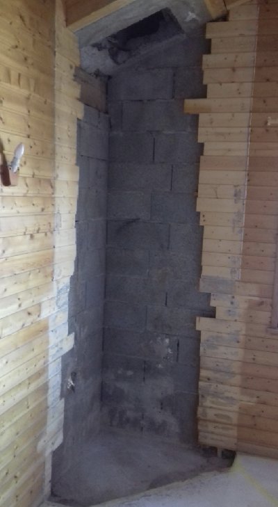 Replacing a chimney with a wood-burning stove - Carron-Lugon