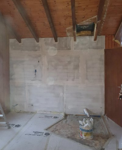 Replacing the chimney - Carron-Lugon
